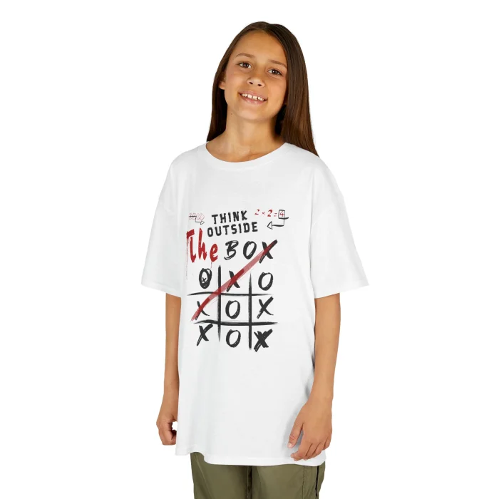 T-shirt Dziecięcy z nadrukiem Think Outside The Box