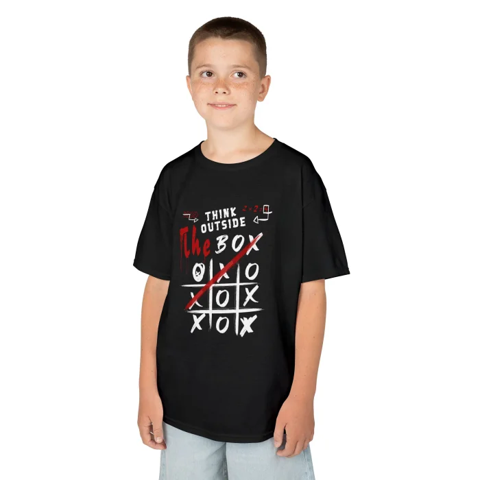 T-shirt Dziecięcy z nadrukiem Think Outside The Box