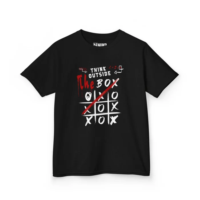 T-shirt Dziecięcy z nadrukiem Think Outside The Box