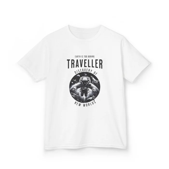 T-shirt Dziecięcy z nadrukiem Traveller in Space