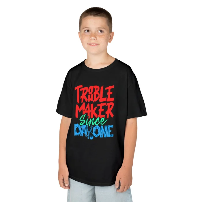 T-shirt Dziecięcy z nadrukiem Trouble Maker