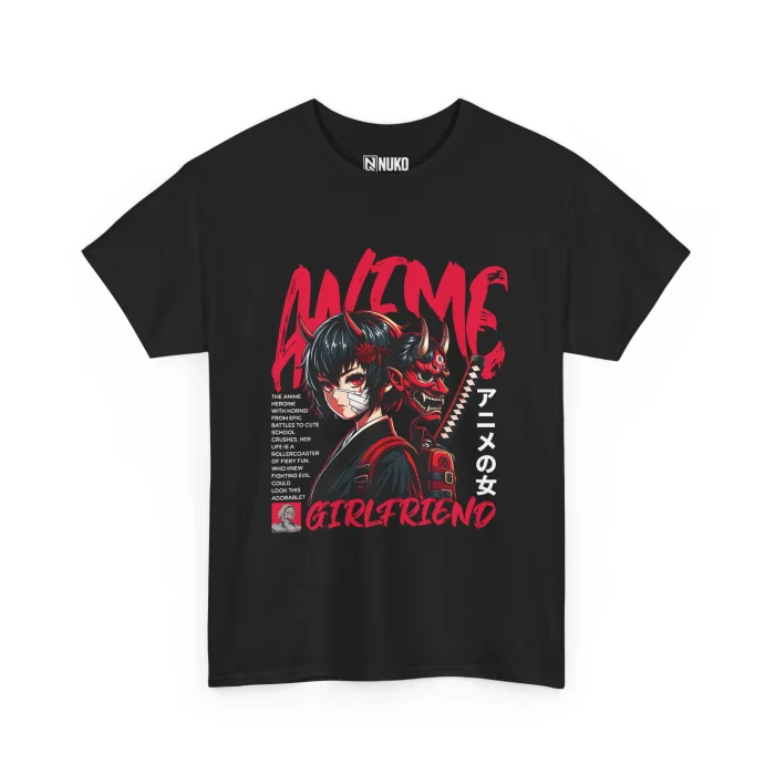 T-shirt z nadrukiem Anime Girlfriend