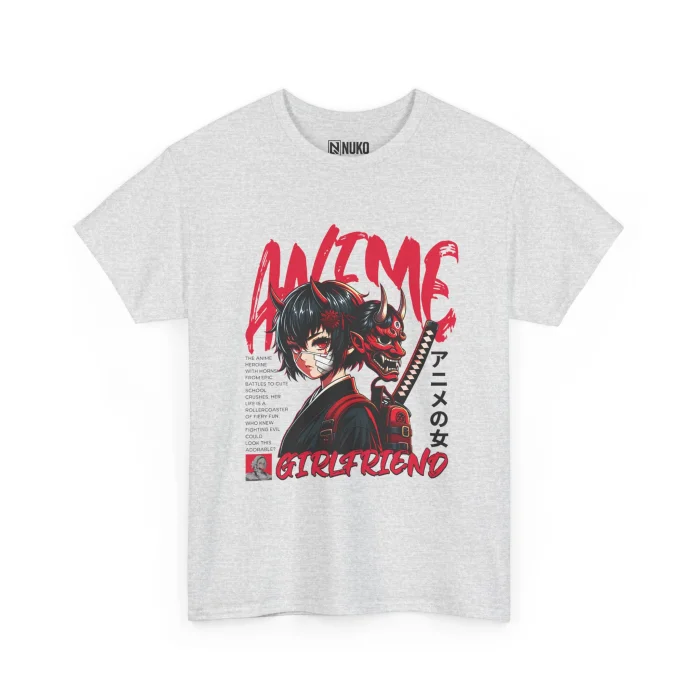 T-shirt z nadrukiem Anime Girlfriend