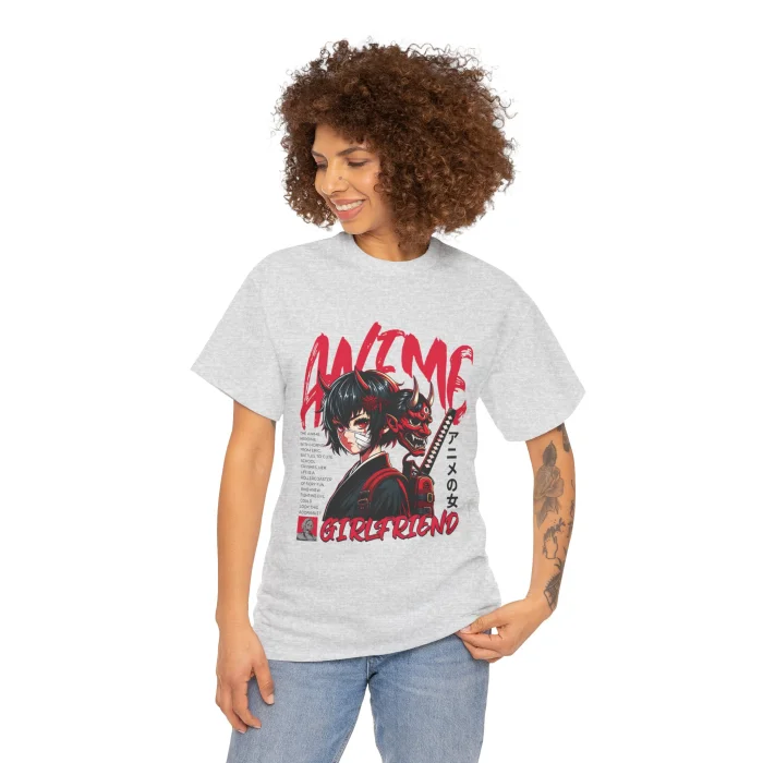 T-shirt z nadrukiem Anime Girlfriend