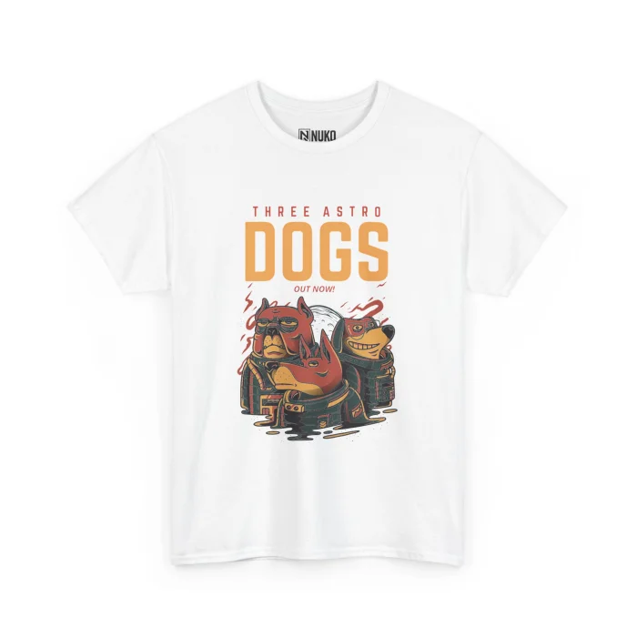 T-shirt z nadrukiem Three Astro Dogs