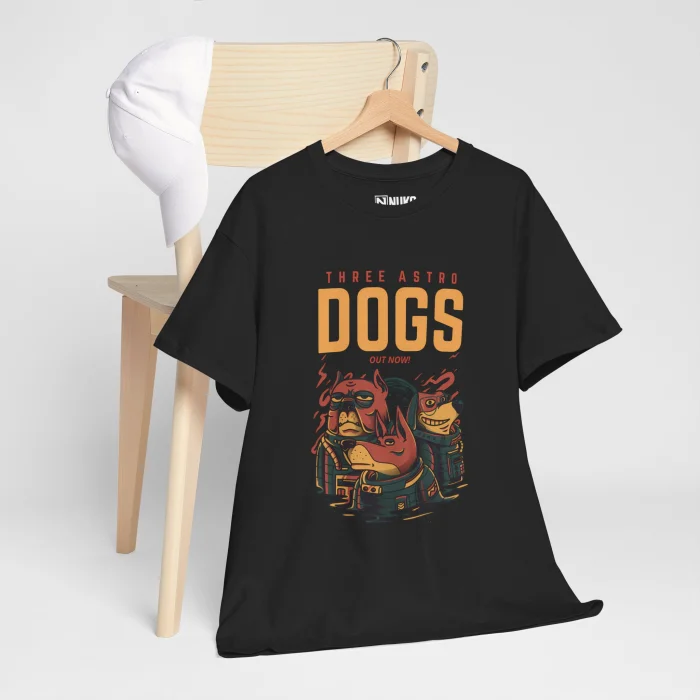 T-shirt z nadrukiem Three Astro Dogs