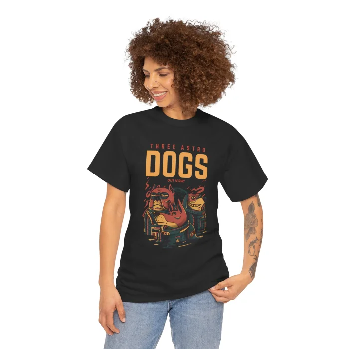 T-shirt z nadrukiem Three Astro Dogs