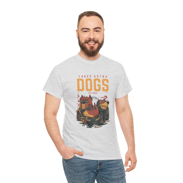 T-shirt z nadrukiem Three Astro Dogs
