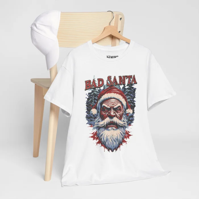 T-shirt z nadrukiem Bad Santa