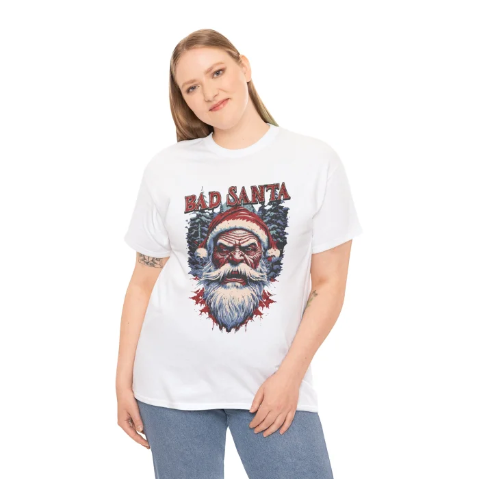 T-shirt z nadrukiem Bad Santa