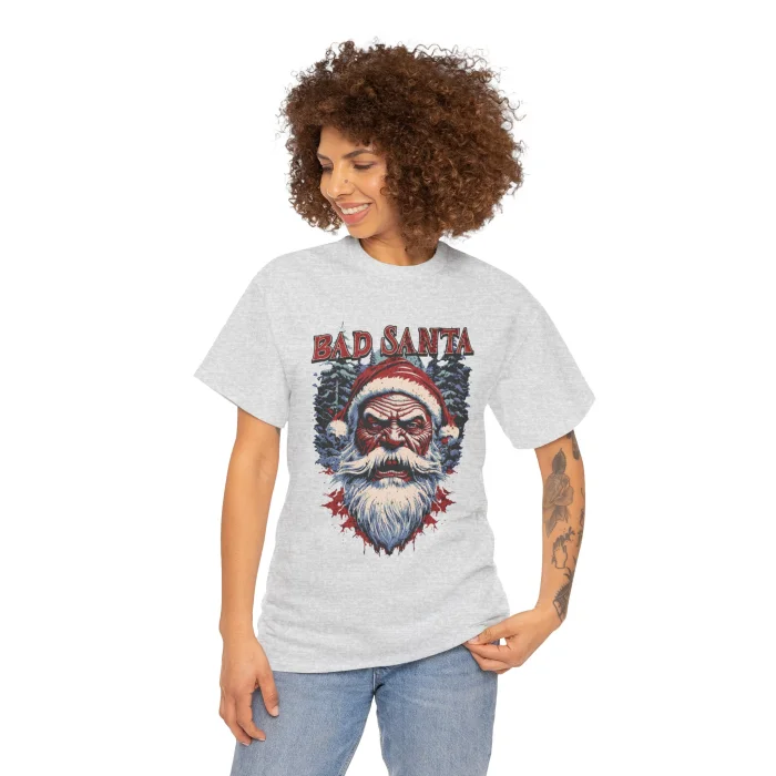 T-shirt z nadrukiem Bad Santa