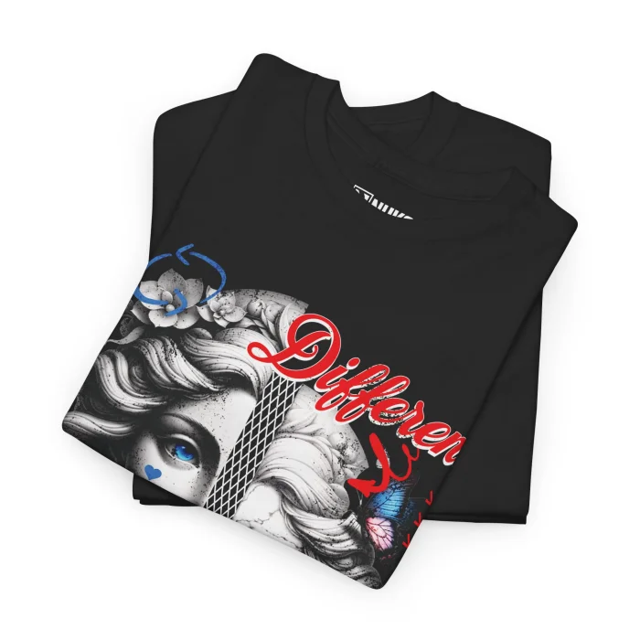 T-shirt z nadrukiem Different Faces