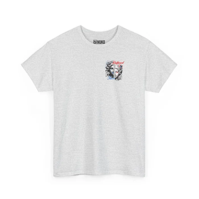 T-shirt z nadrukiem Different Faces ver 2