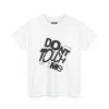 T-shirt z nadrukiem Don't Touch Me