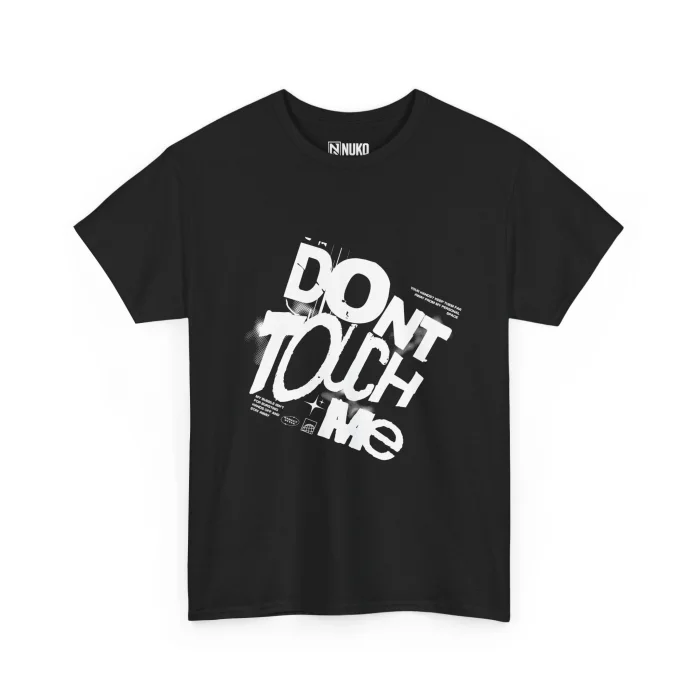 T-shirt z nadrukiem Don't Touch Me