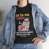 T-shirt z nadrukiem Babcia - Królowa Rodziny