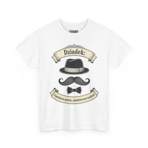T-shirt z nadrukiem Dziadek - Legendarna Postać