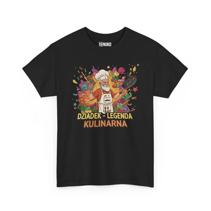 T-shirt z nadrukiem Dziadek - Legenda Kulinarna