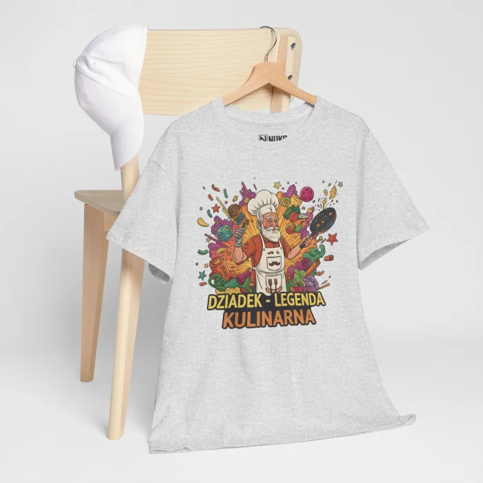 T-shirt z nadrukiem Dziadek - Legenda Kulinarna