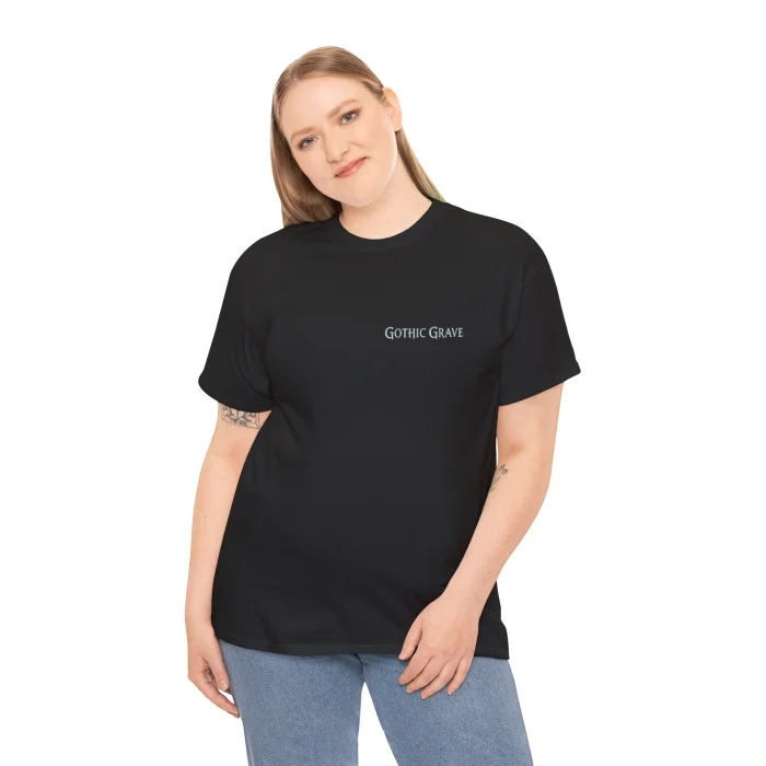T-shirt z nadrukiem Gothic Grave