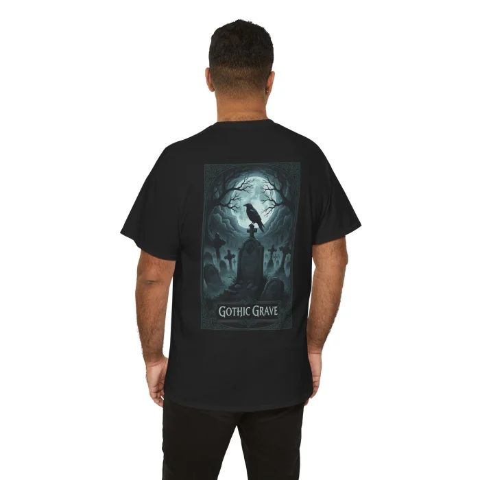 T-shirt z nadrukiem Gothic Grave