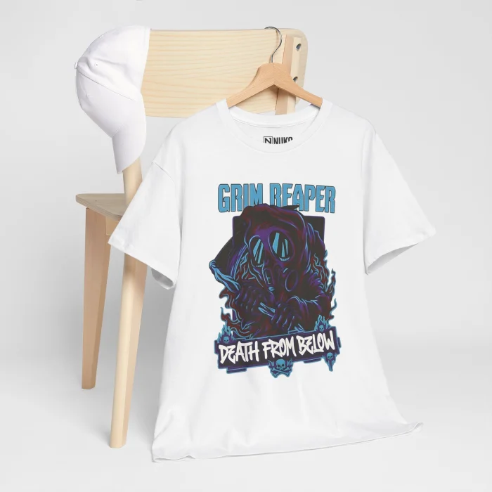 T-shirt z nadrukiem Grim Reaper