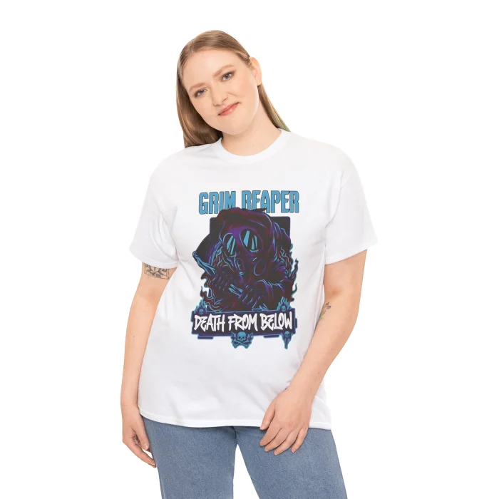 T-shirt z nadrukiem Grim Reaper