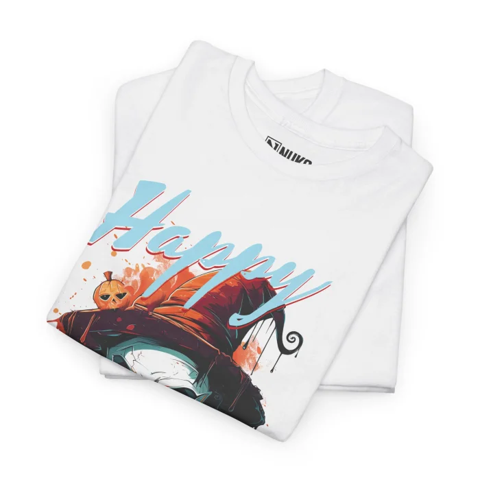 T-shirt z nadrukiem Happy Halloween