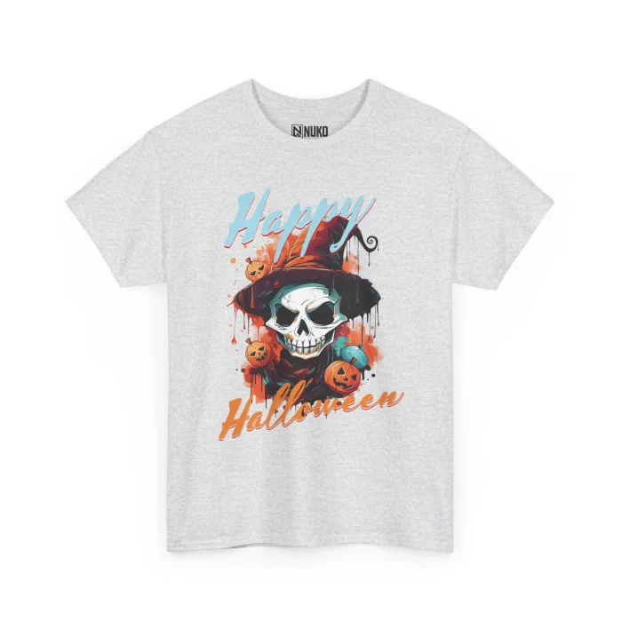 T-shirt z nadrukiem Happy Halloween