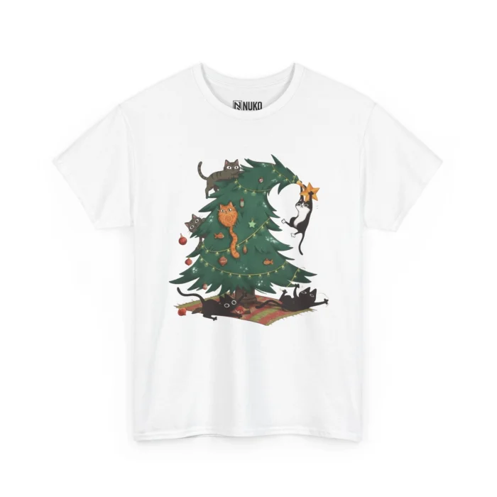 T-shirt z nadrukiem Kocie Drzewko