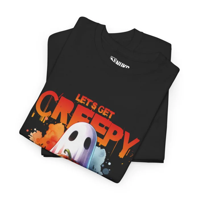 T-shirt z nadrukiem Let's Get Creepy
