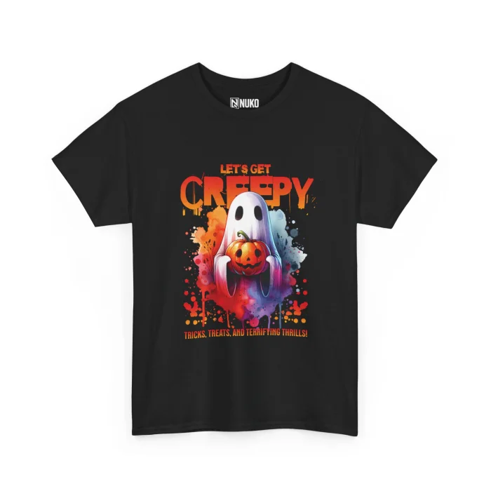 T-shirt z nadrukiem Let's Get Creepy