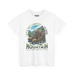T-shirt z nadrukiem Let's Get Lost