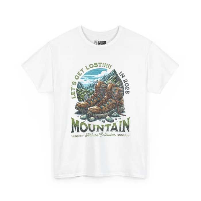 T-shirt z nadrukiem Let's Get Lost