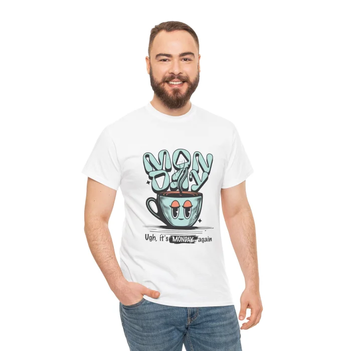 T-shirt z nadrukiem Monday