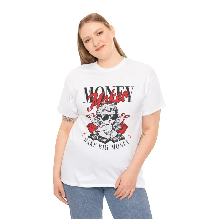 T-shirt z nadrukiem Money Maker