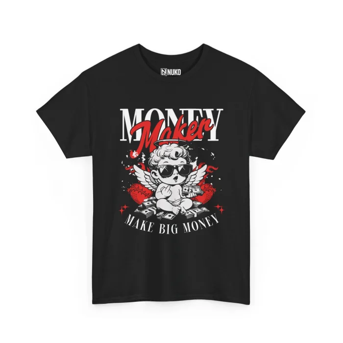 T-shirt z nadrukiem Money Maker