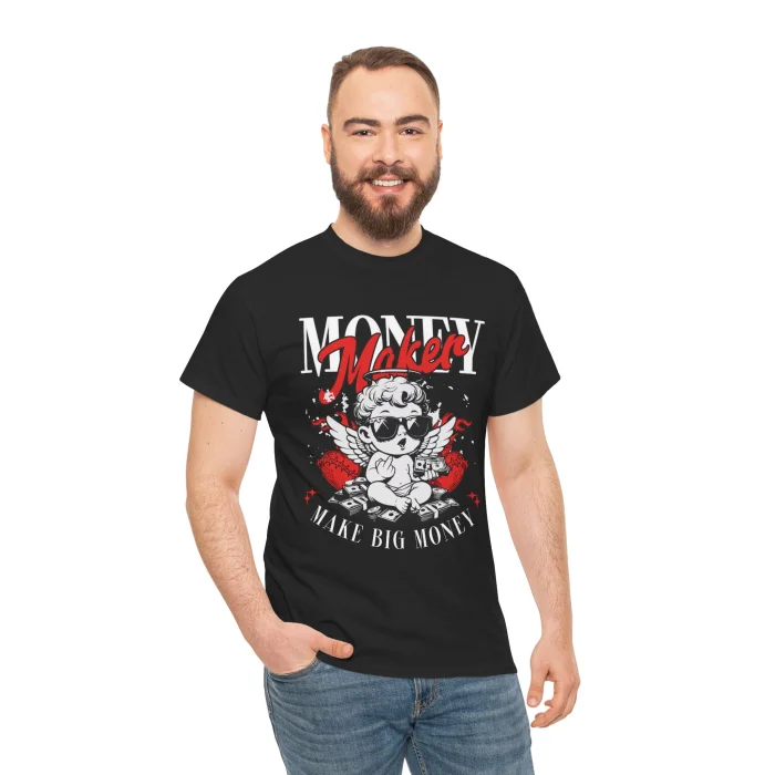T-shirt z nadrukiem Money Maker