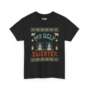 T-shirt z nadrukiem My Ugly Sweater