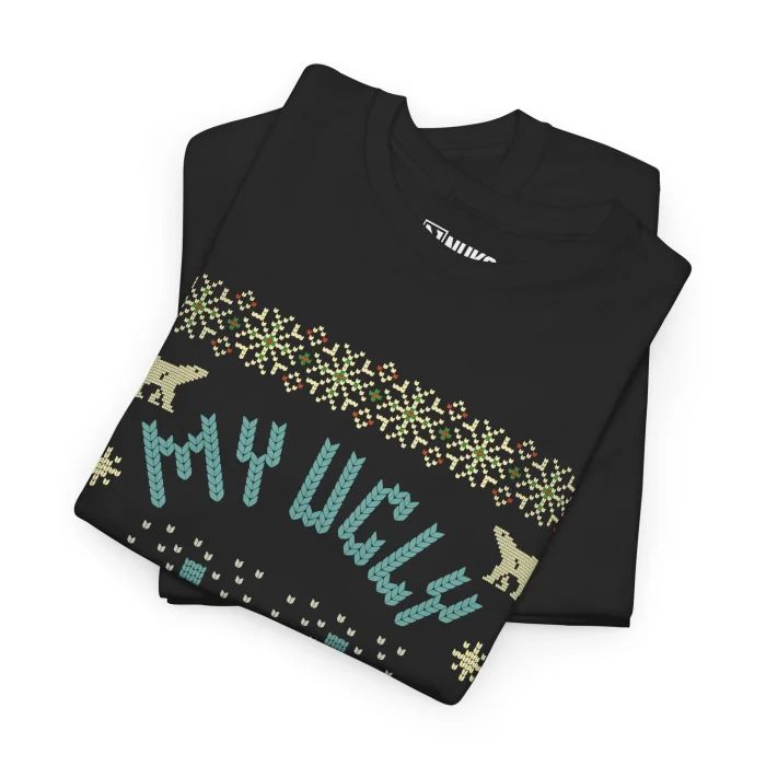 T-shirt z nadrukiem My Ugly Sweater