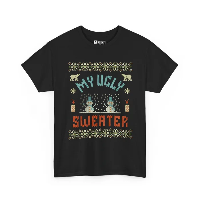 T-shirt z nadrukiem My Ugly Sweater