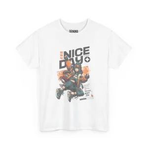 T-shirt z nadrukiem Nice Day
