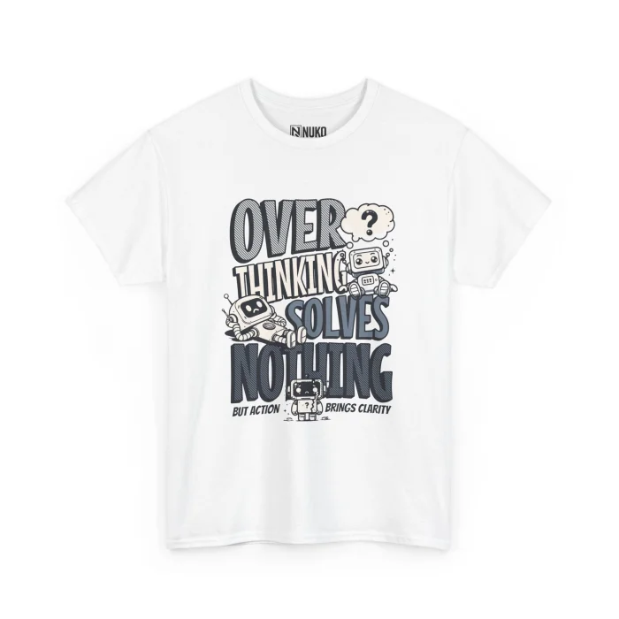 T-shirt z nadrukiem Overthinking