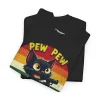 T-shirt z nadrukiem Pew Pew Madaf***s