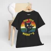 T-shirt z nadrukiem Pew Pew Madaf***s