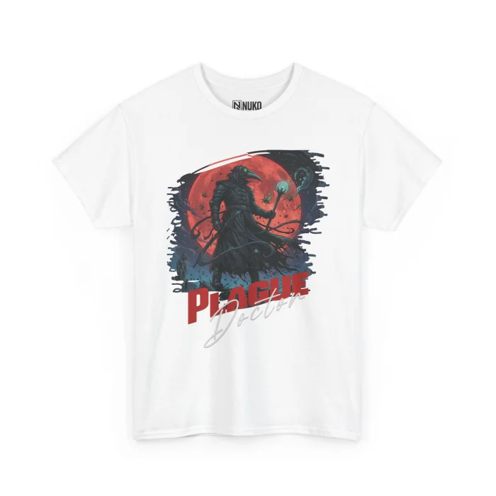 T-shirt z nadrukiem Plague Doctor