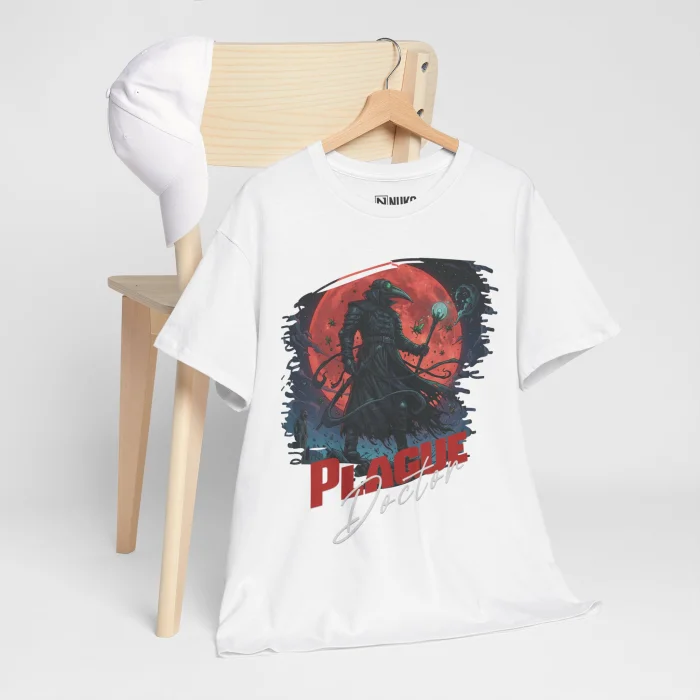T-shirt z nadrukiem Plague Doctor