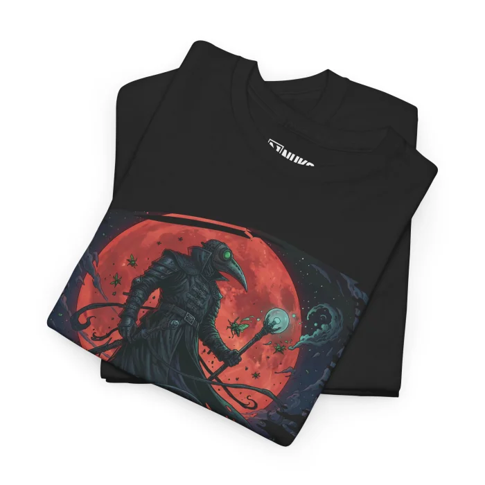 T-shirt z nadrukiem Plague Doctor