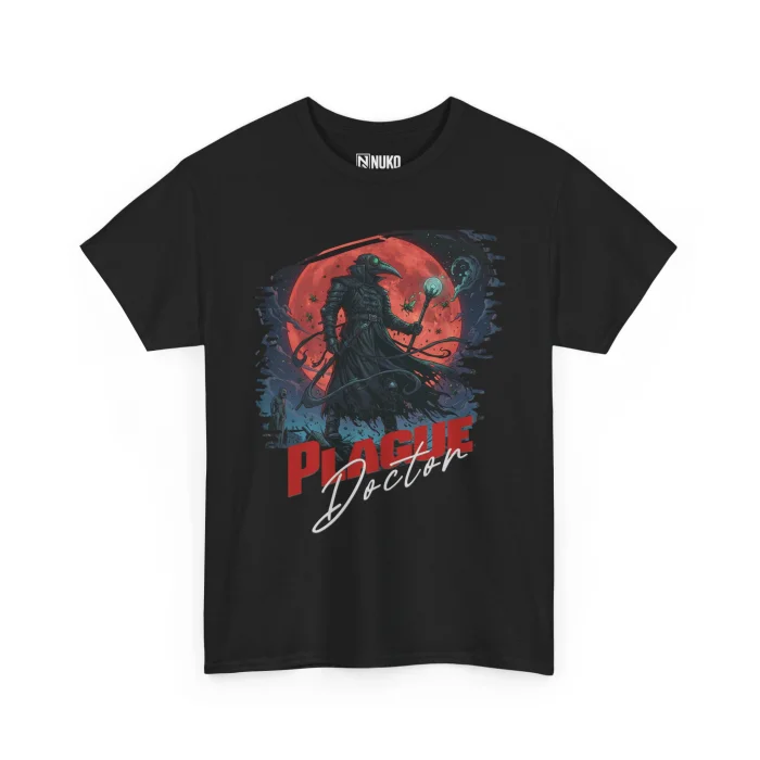 T-shirt z nadrukiem Plague Doctor