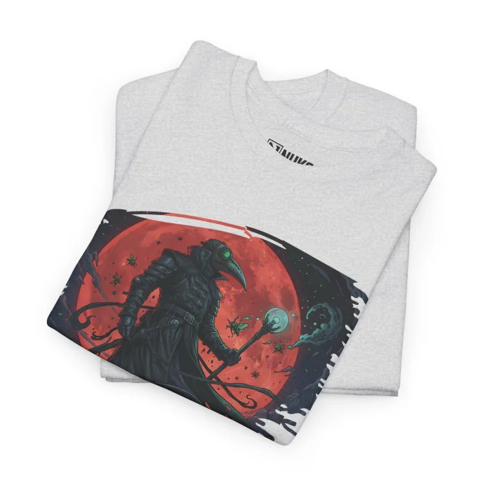 T-shirt z nadrukiem Plague Doctor
